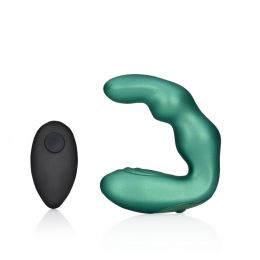 OUCH! - BENT VIBRATING PROSTATE MASSAGER WITH REMOTE CONTROL