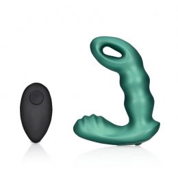 OUCH!  - BEADED VIBRATING PROSTATE MASSAGER WITH REMOTE CONTROL