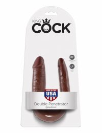 PIPEDREAM - KING COCK DOUBLE PENETRATOR S BROWN