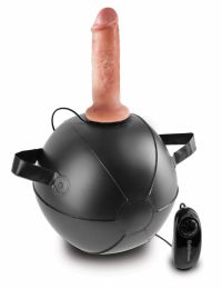 PIPEDREAM - KING COCK VIBRATING MINI SEX BALL 6” FLESH