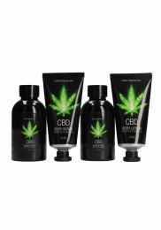 CBD LUXURY TRAVEL SET GREEN TEA HEMP OIL