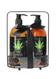 Cbd - Bath And Shower Luxe Care Set Green Tea & Hemp 2χ460ml