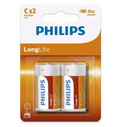 PHILIPS – ΜΠΑΤΑΡΙΕΣ ΤΥΠΟΥ C 1,5V 2TMX