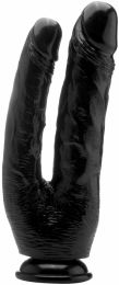 REALROCK - REALISTIC DOUBLE COCK 10INCH BLACK