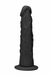 REALROCK - DONG WITHOUT TESTICLES 23CM BLACK