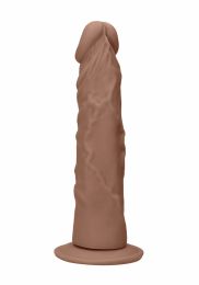 REALROCK - DONG WITHOUT TESTICLES 23CM MOCHA