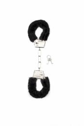 FURRY HANDCUFFS - BLACK