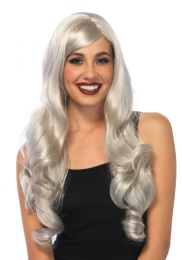 LEG AVENUE - LONG WAVY WIG GREY