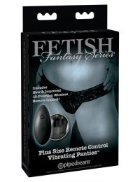 FETISH FANTASY - REMOTE CONTROL VIBRATING PANTY PLUS SIZE
